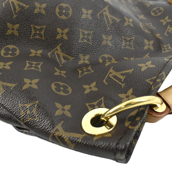 LOUIS VUITTON Artsy GM Monogram Canvas Hobo Bag Brown