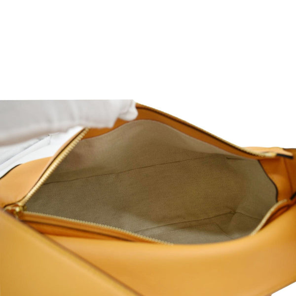 LOEWE Puzzle Leather Shoulder Bag Yellow