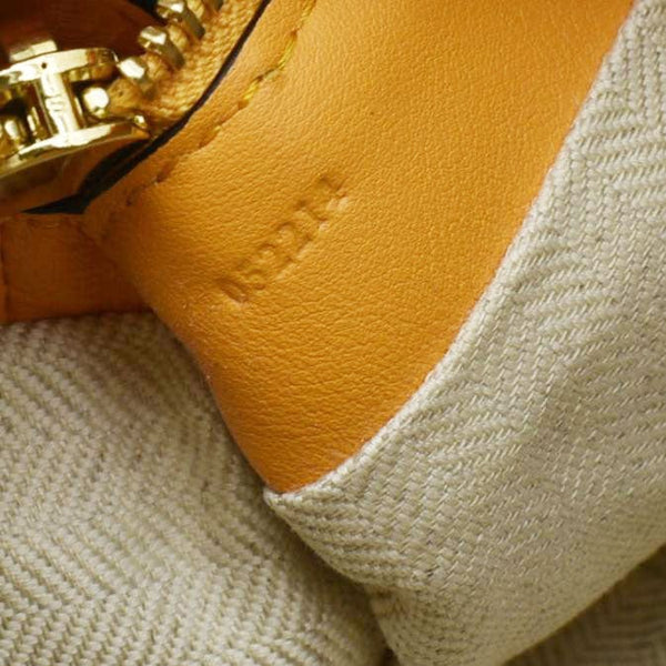 LOEWE Puzzle Leather Shoulder Bag Yellow