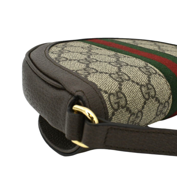 GUCCI Ophidia Mini GG Supreme Canvas Shoulder Bag Beige 757309