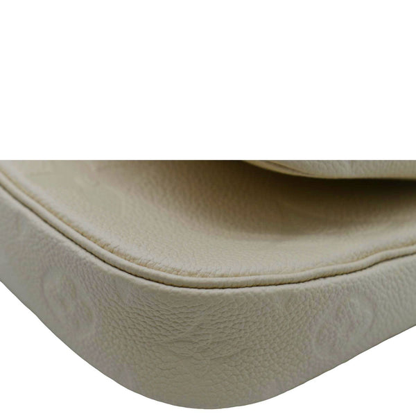 LOUIS VUITTON Multi Pochette Accessoires Monogram Empreinte Shoulder Bag Cream