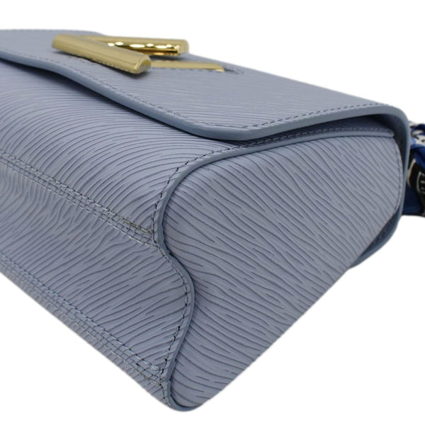 LOUIS VUITTON Twist PM Epi Leather Crossbody Bag Light Blue