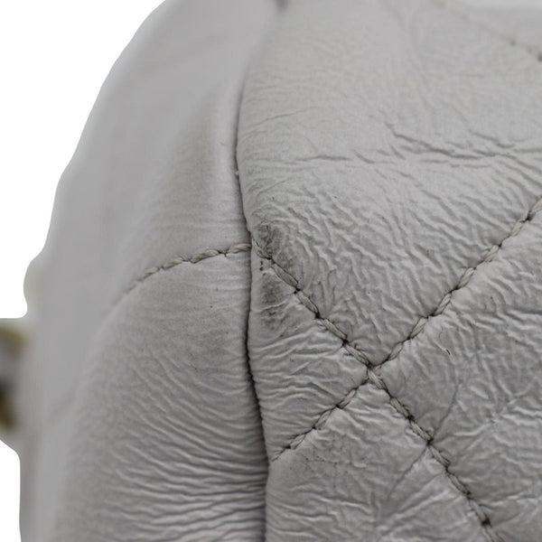 CHANEL Fashion Therapy Bowling Small Quilted Leather Crossbody Bag Light Pink