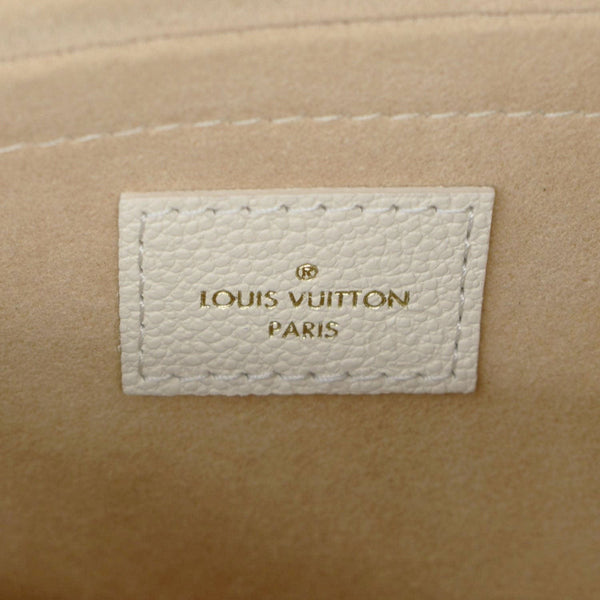 LOUIS VUITTON Multi Pochette Accessoires Monogram Empreinte Shoulder Bag Cream