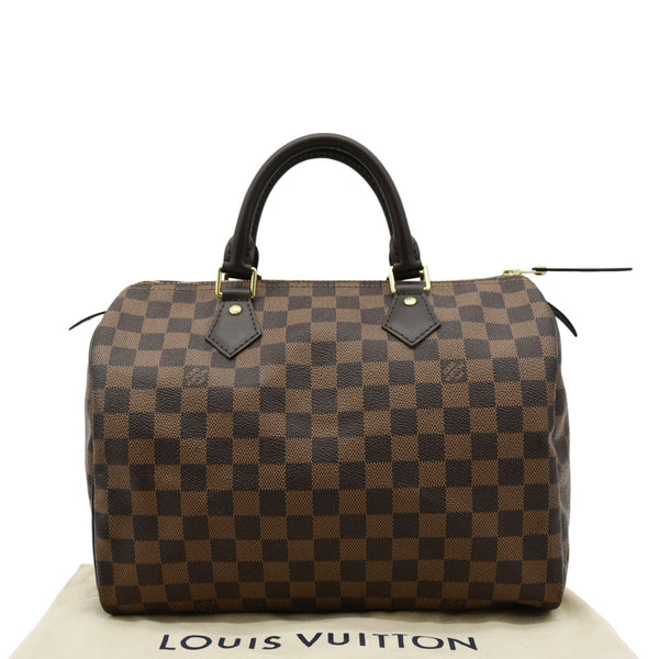 LOUIS VUITTON Speedy 30 Bag Brown  frot side
