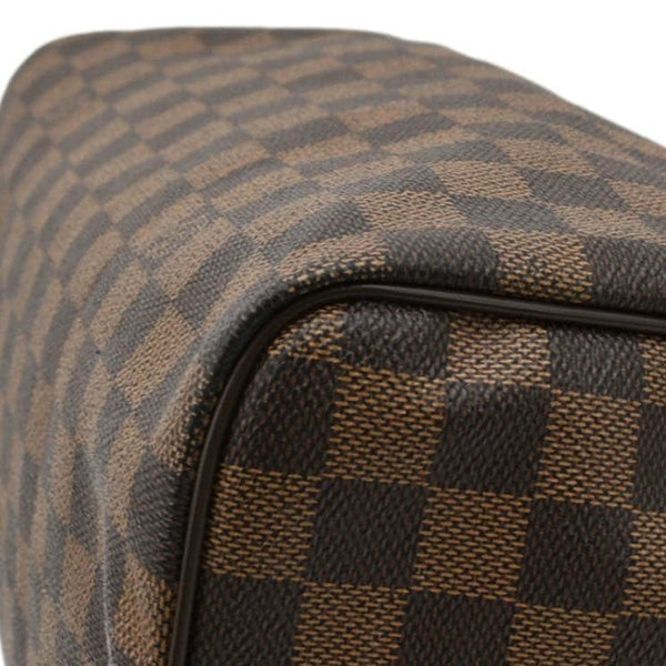 LOUIS VUITTON Speedy 30 Damier Ebene Satchel Bag Brown