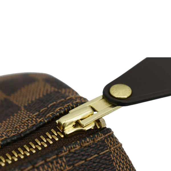 LOUIS VUITTON Speedy 30 Damier Ebene Satchel Bag Brown