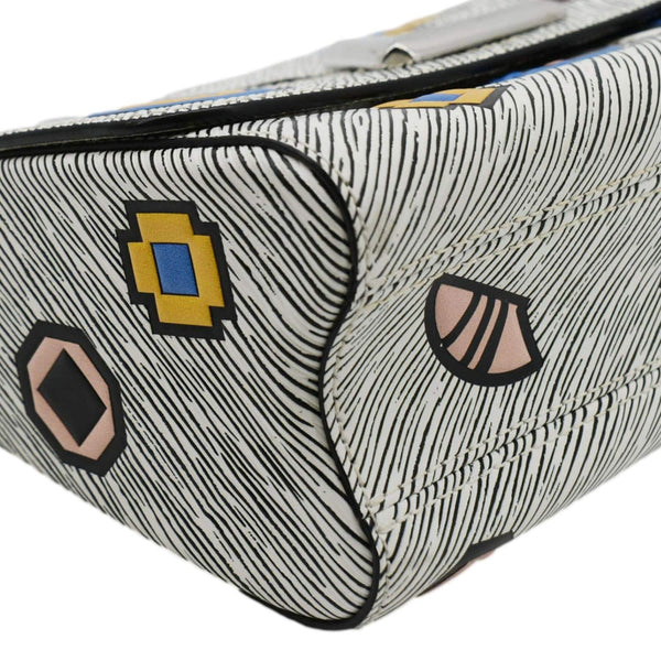 LOUIS VUITTON Epi Leather Shoulder Bag White lower left corner look 