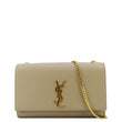 YVES SAINT LAURENT Kate  Leather Chain Crossbody Bag Cream