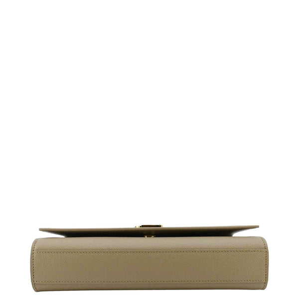 YVES SAINT LAURENT Kate  Leather Chain Crossbody Bag Cream
