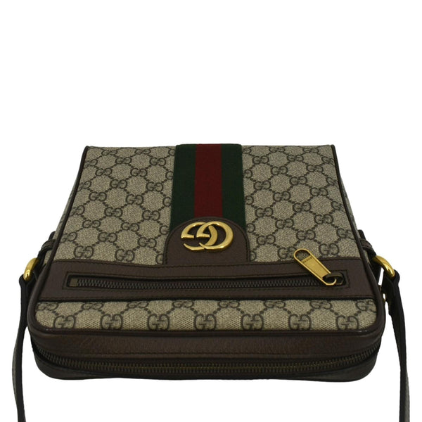 GUCCI Ophidia Small GG Canvas Messenger Bag Beige 547926