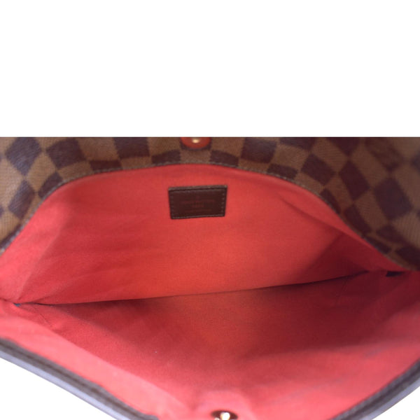 LOUIS VUITTON Bloomsbury PM Damier Ebene Crossbody Bag Brown