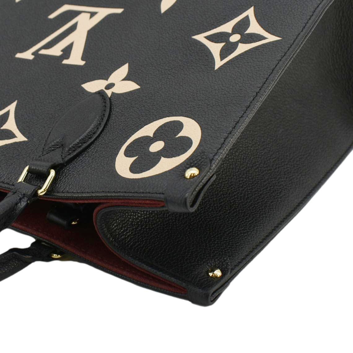 【限定価格】Louis Vuitton OnTheGo OnTheGo MM Bicolor Monogram Empreinte Leather - Women - Handbags