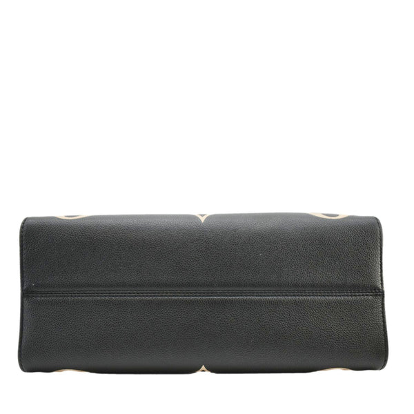 LOUIS VUITTON Onthego MM Monogram Empreinte Leather Tote Bag Bicolor