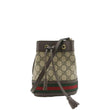 GUCCI Ophidia Mini GG Supreme Crossbody Bucket Bag Beige 550620