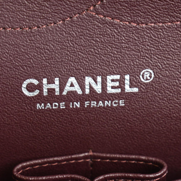 CHANEL Classic Large Double Flap Quilted Leather Shoulder Bag Black