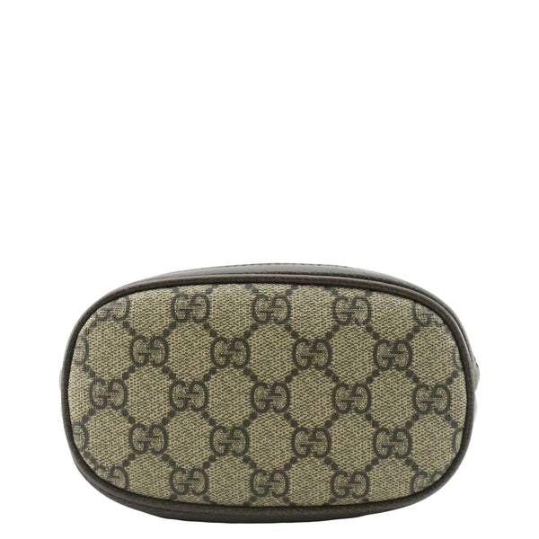 GUCCI Ophidia Mini GG Supreme Crossbody Bucket Bag Beige 550620