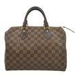 LOUIS VUITTON Speedy 25 Damier Ebene Satchel Bag Brown