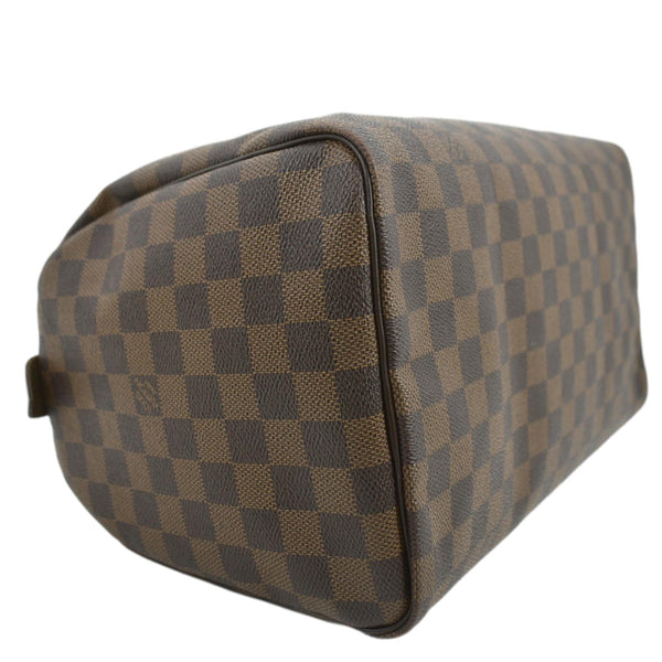 LOUIS VUITTON Speedy 25 Damier Ebene Satchel Bag Brown