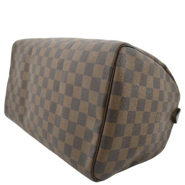 LOUIS VUITTON Speedy 25 Damier Ebene Satchel Bag Brown