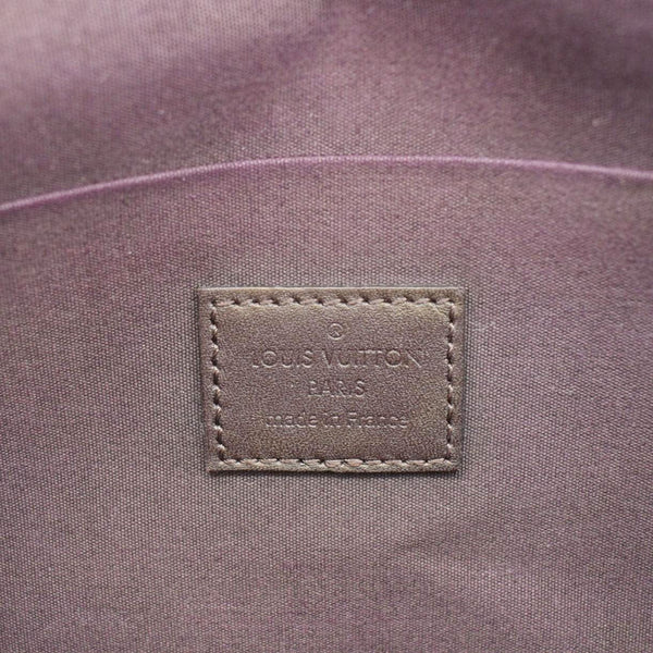 LOUIS VUITTON Felicie Pochette Monogram Vernis Crossbody Bag Amarante