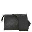 LOUIS VUITTON Gaston Wearable Wallet Monogram Shadow Leather Crossbody Bag Black