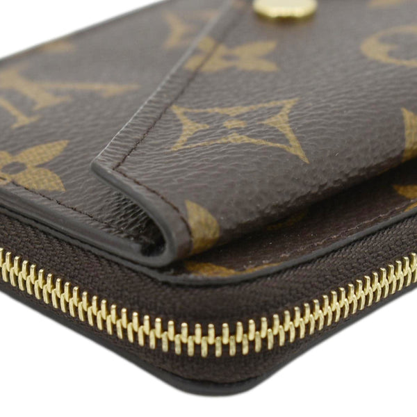 LOUIS VUITTON Monogram Canvas Recto Verso Card Holder Brown