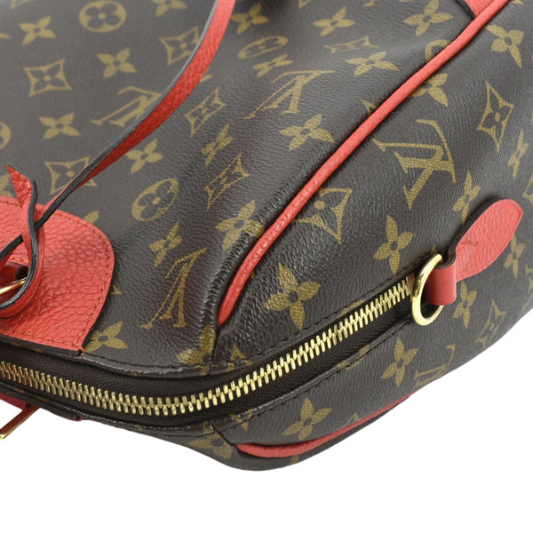LOUIS VUITTON Retiro NM Monogram Canvas 2Way Shoulder Bag Red