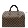 LOUIS VUITTON Speedy 30 Satchel Bag Brown front look
