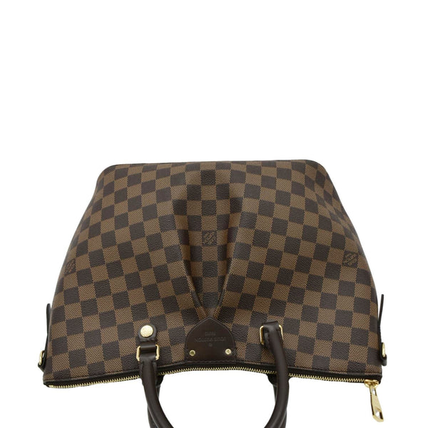 LOUIS VUITTON Siena MM Damier Ebene Shoulder Bag Brown