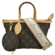 LOUIS VUITTON Neverfull BB Monogram Canvas Tote Shoulder Bag Brown
