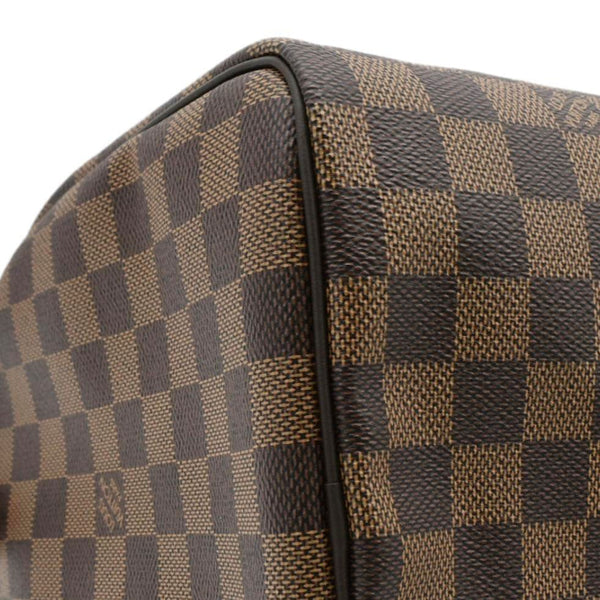 LOUIS VUITTON Speedy 30 Damier Ebene Satchel Bag Brown