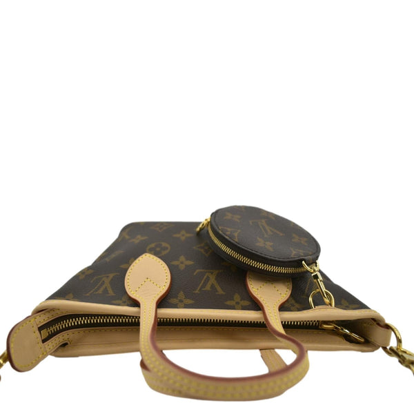 LOUIS VUITTON Neverfull BB Monogram Canvas Tote Shoulder Bag Brown