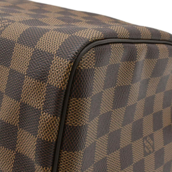 LOUIS VUITTON Speedy 30 Damier Ebene Satchel Bag Brown