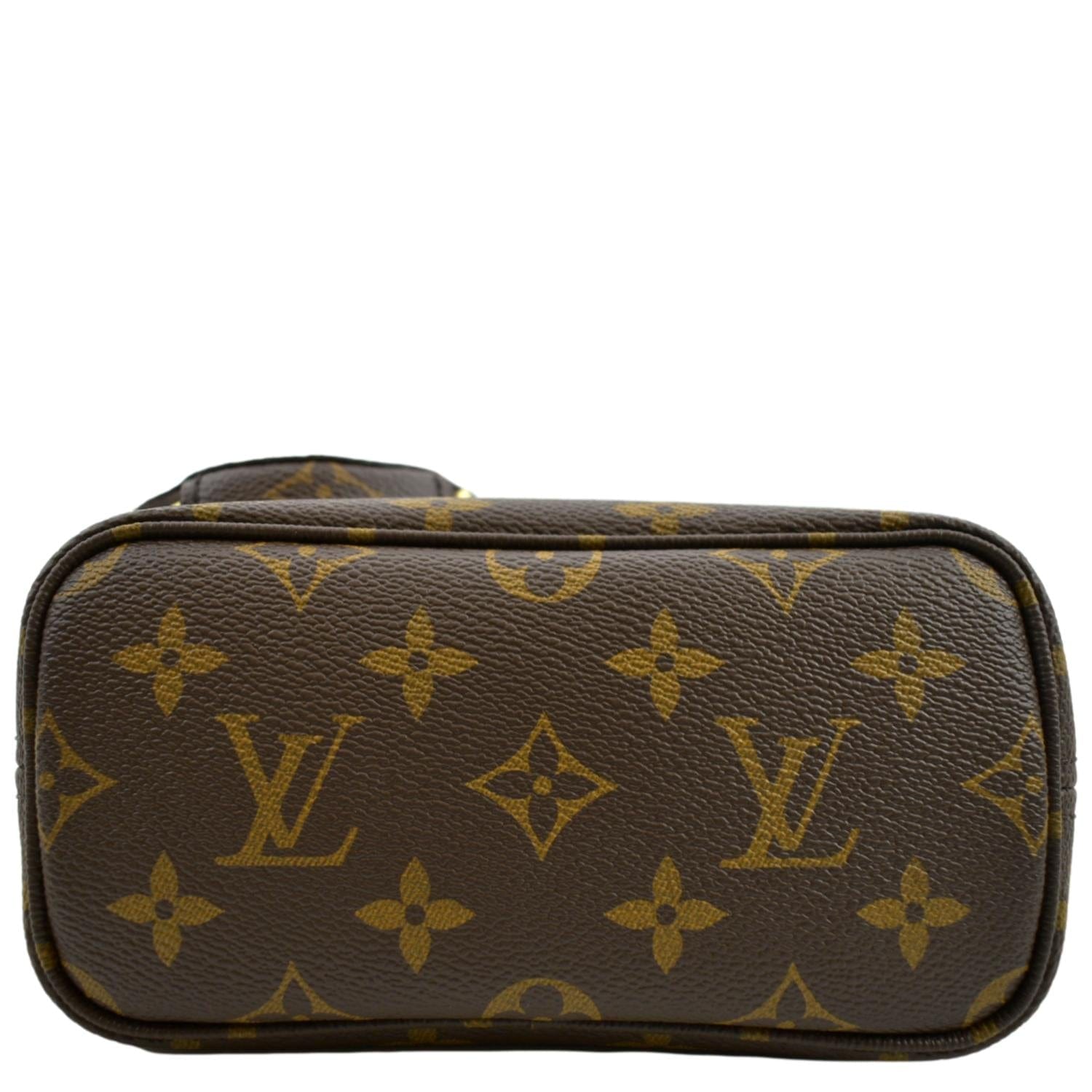 Louis Vuitton Neverfull Bb Monogram Canvas Tote Shoulder Bag Brown
