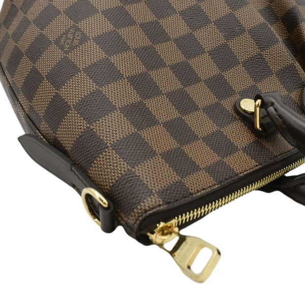 LOUIS VUITTON Siena MM Damier Ebene Shoulder Bag Brown