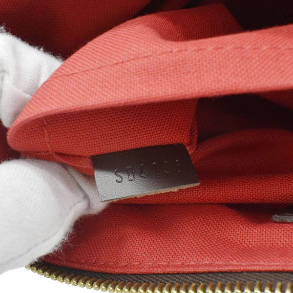 LOUIS VUITTON Siena MM Damier Ebene Shoulder Bag Brown