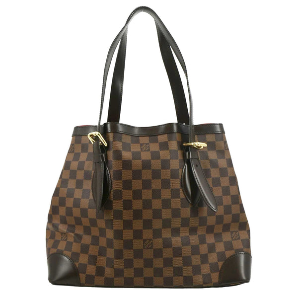 LOUIS VUITTON Hampstead Damier Ebene Shoulder Bag Brown