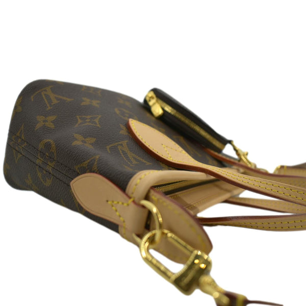 LOUIS VUITTON Neverfull BB Monogram Canvas Tote Shoulder Bag Brown