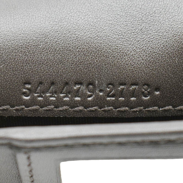 GUCCI Microguccissima GG Leather Bi-fold Long Wallet Black 544479