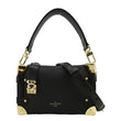 LOUIS VUITTON Side Trunk PM Grained Calf Leather Tote Bag Black