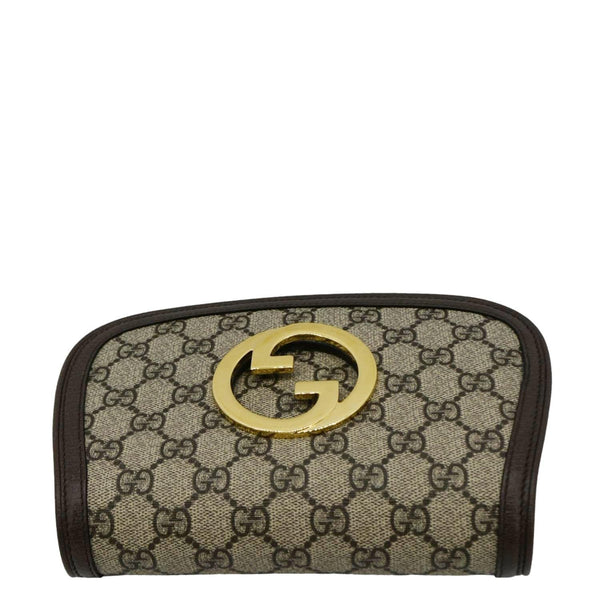 GUCCI Mini Blondie GG Supreme Canvas Belt Bag Beige 703807