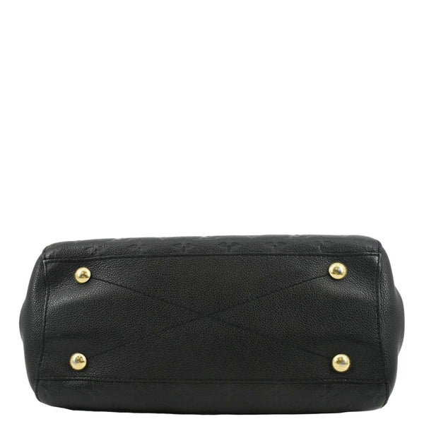 LOUIS VUITTON Montaigne MM Monogram Empreinte Satchel Shoulder Bag Black