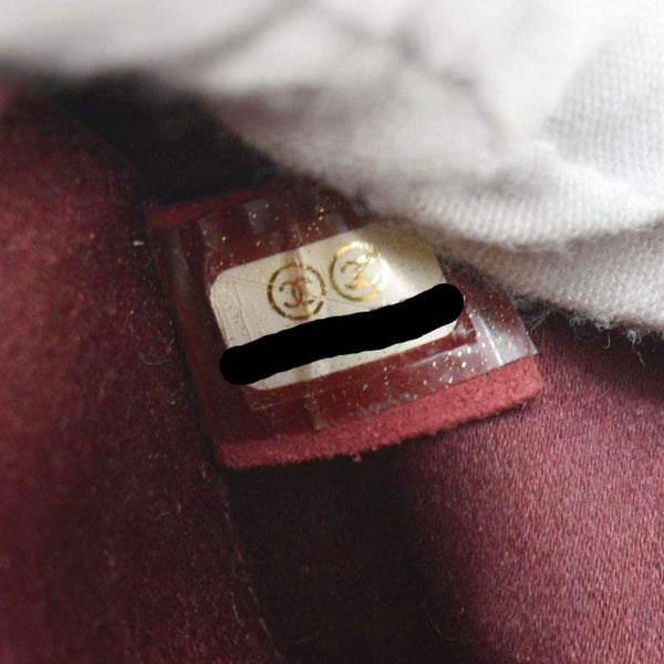 CHANEL Minaudiere Lambskin Leather Chain Clutch Crossbody Black