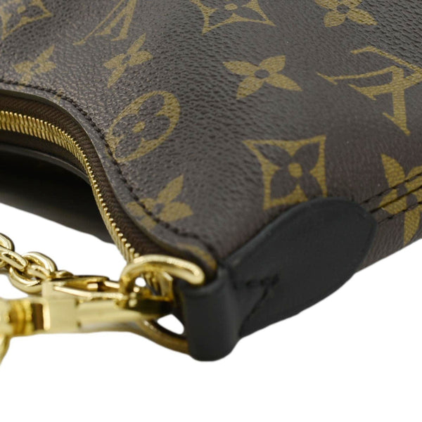 LOUIS VUITTON Boulogne Monogram Canvas Shoulder Bag Brown