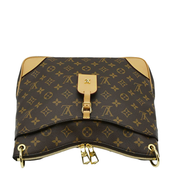 LOUIS VUITTON Monogram Canvas Shoulder Bag Brown upper look