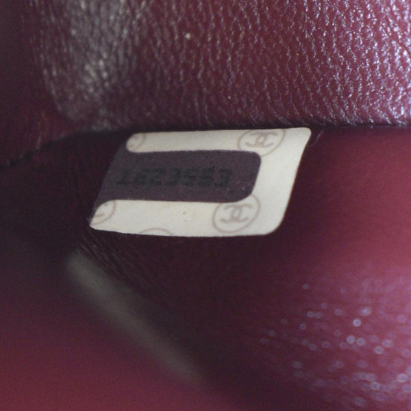 CHANEL Classic Vintage Black Quilted Leather Shoulder Bag with bag code