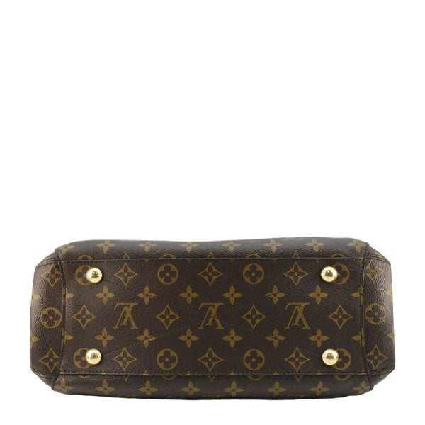 LOUIS VUITTON Montaigne MM Monogram Canvas Shoulder Bag Brown