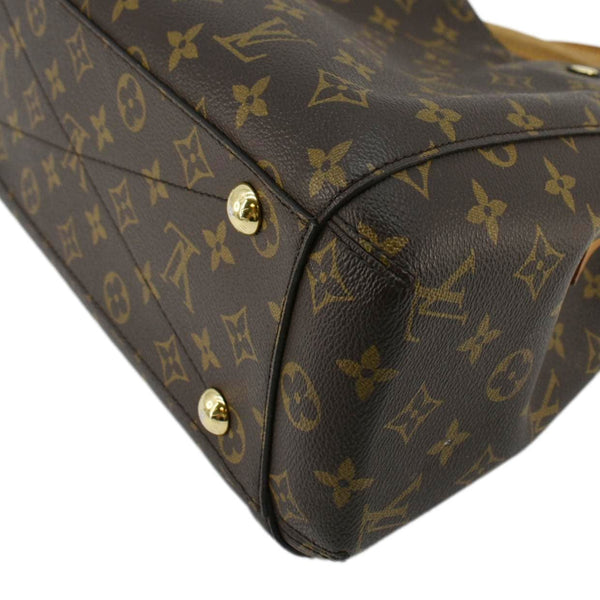 LOUIS VUITTON Montaigne MM Monogram Canvas Shoulder Bag Brown