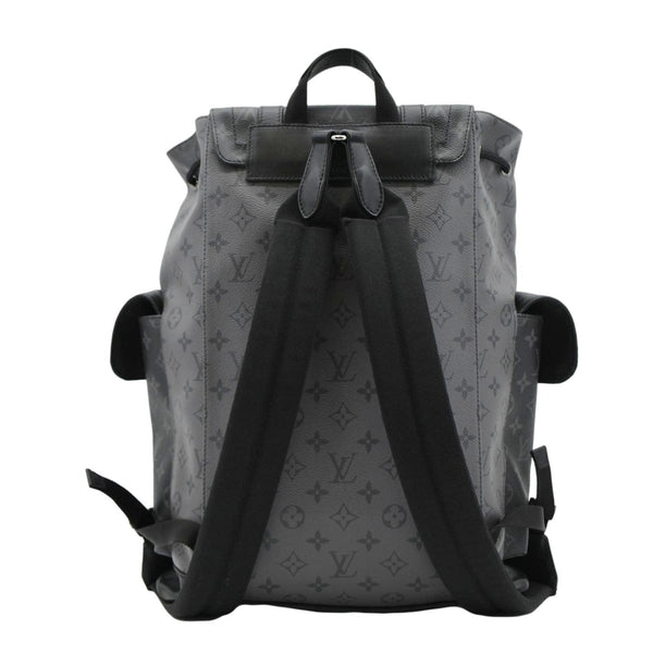 LOUIS VUITTON Christopher PM Reverse Monogram Eclipse Backpack Bag Black
